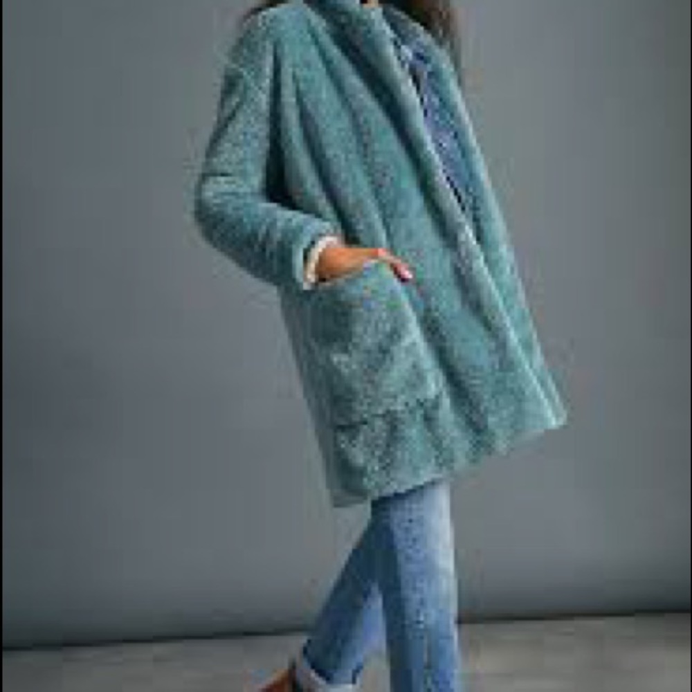 End of Season Sale! NWT Teddy Coat Maeve Faux Fur Coat size Small Petite